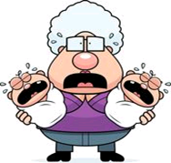 Grandmother and babies